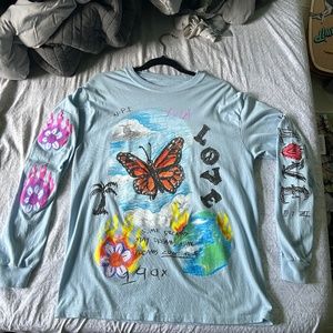 PacSun Nocturnal Love Long Sleeve T-Shirt